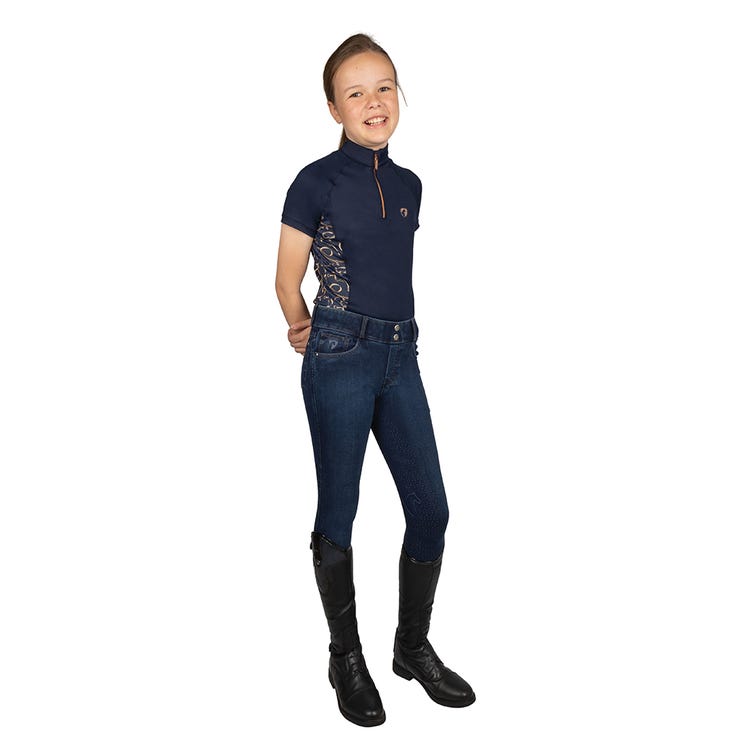 Hy Equestrian Elevate Heritage Mizs Short Sleeve Base Layer image 2