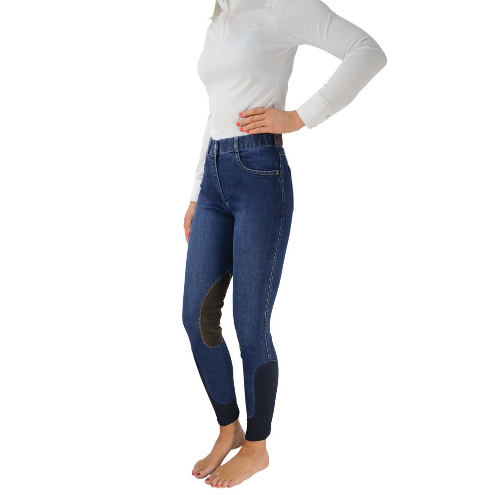 Hy Equestrian Lucinda Denim Breeches image 1