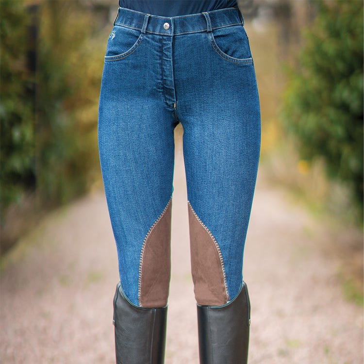 Hy Equestrian Lucinda Denim Breeches image 3