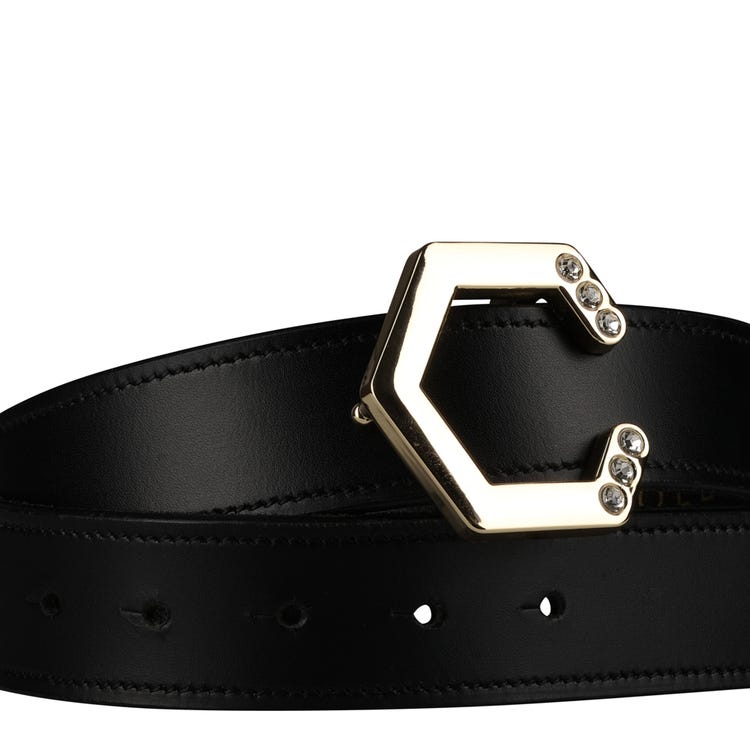 Coldstream Hutton Diamante Leather Belt image 3