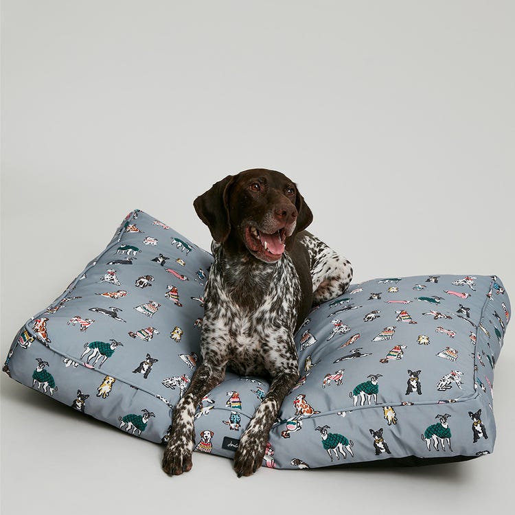 Joules Rainbow Dogs Mattress image 1