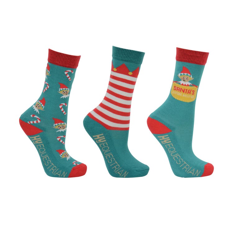 Hy Equestrian - Children’s Elf Socks (Pack of 3)  image 1