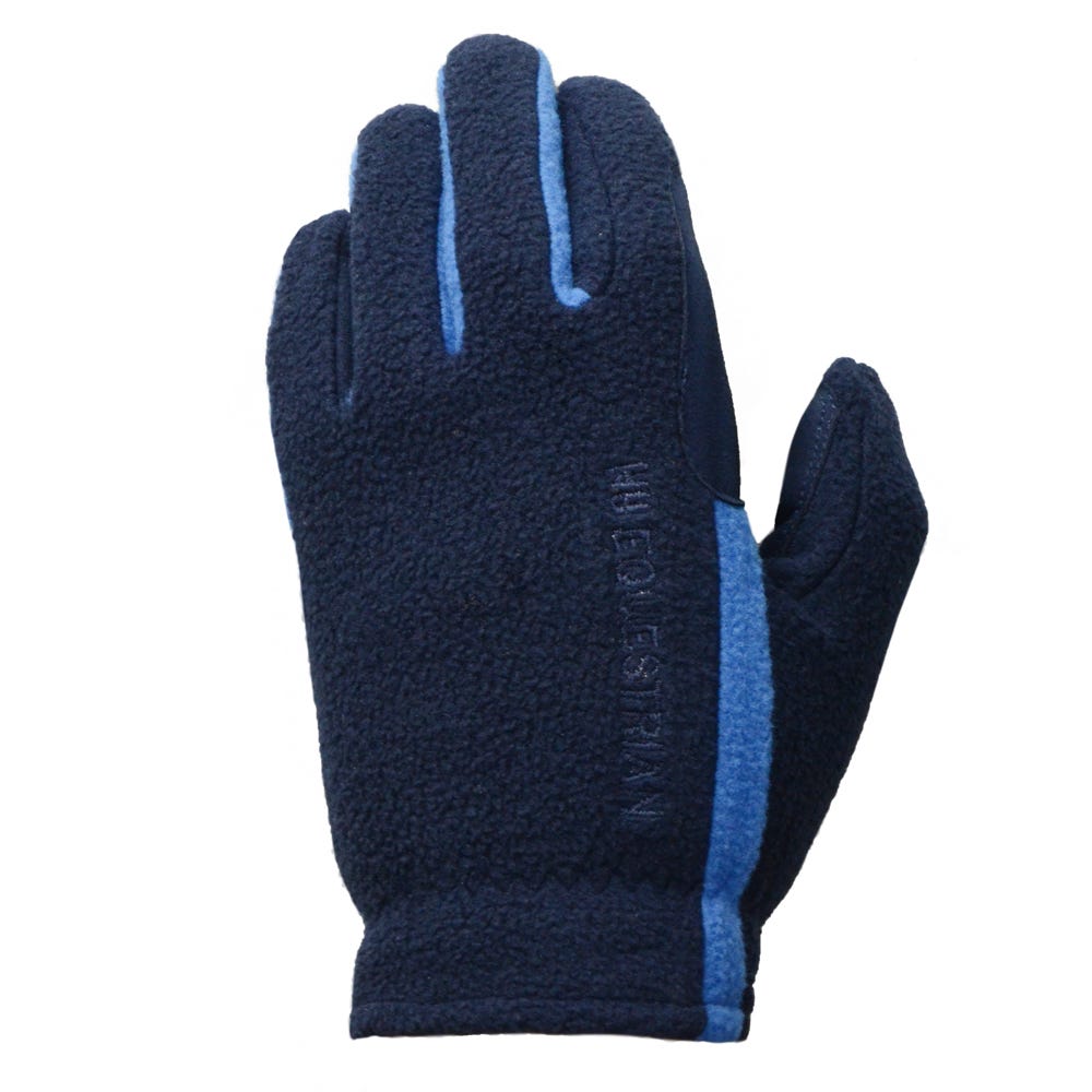 Hy Equestrian Children&#039;s Fleece Riding Gloves image 2