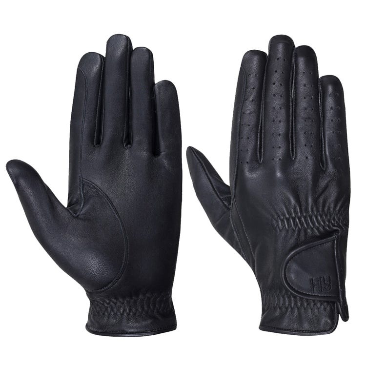 Hy Equestrian Leather Riding Gloves image 1