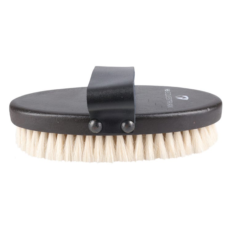 Hy Equestrian Deluxe Goat Hair Wooden Body Brush image 1