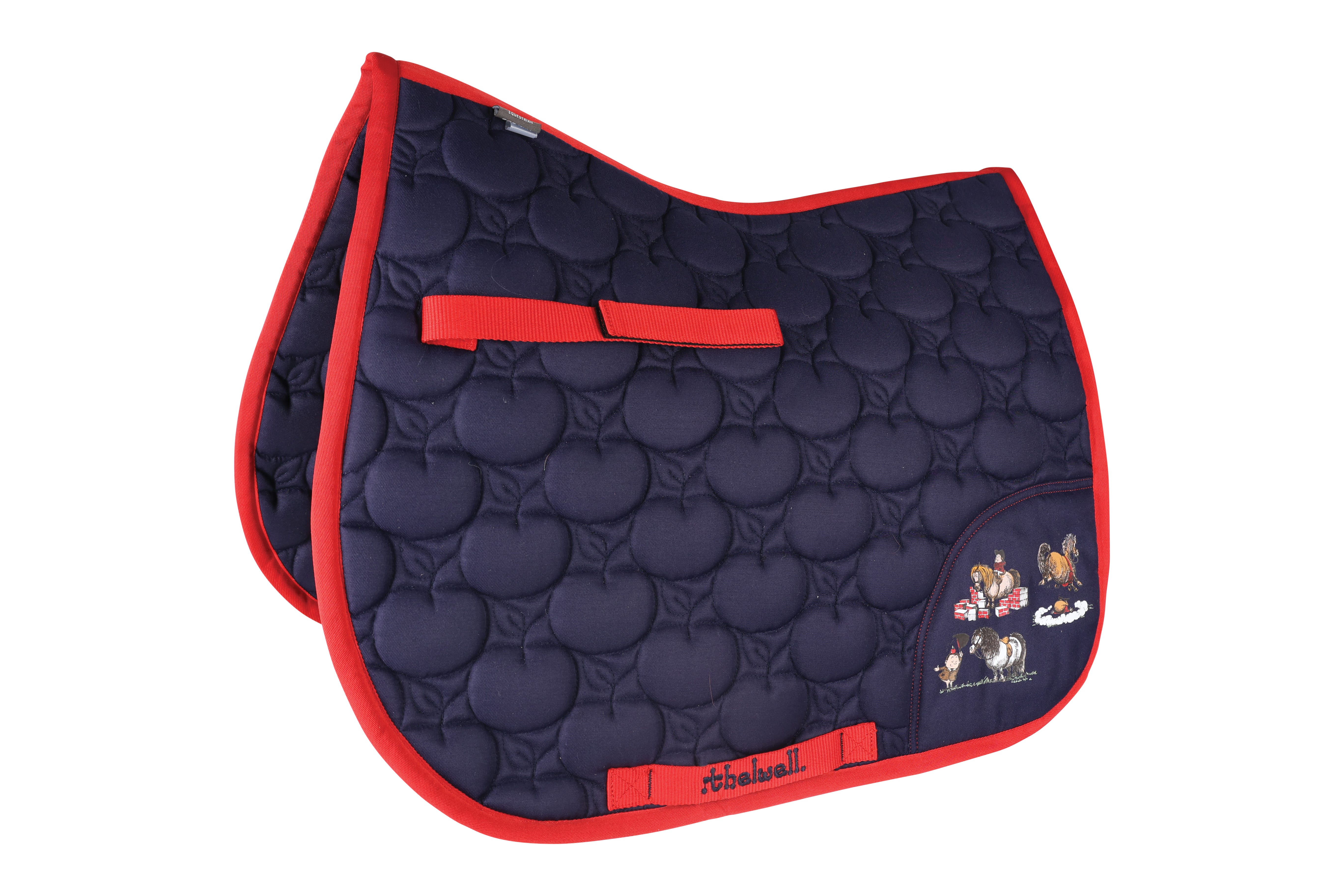 Hy Equestrian Thelwell Collection Practice Makes Perfect Saddle Pad image 1