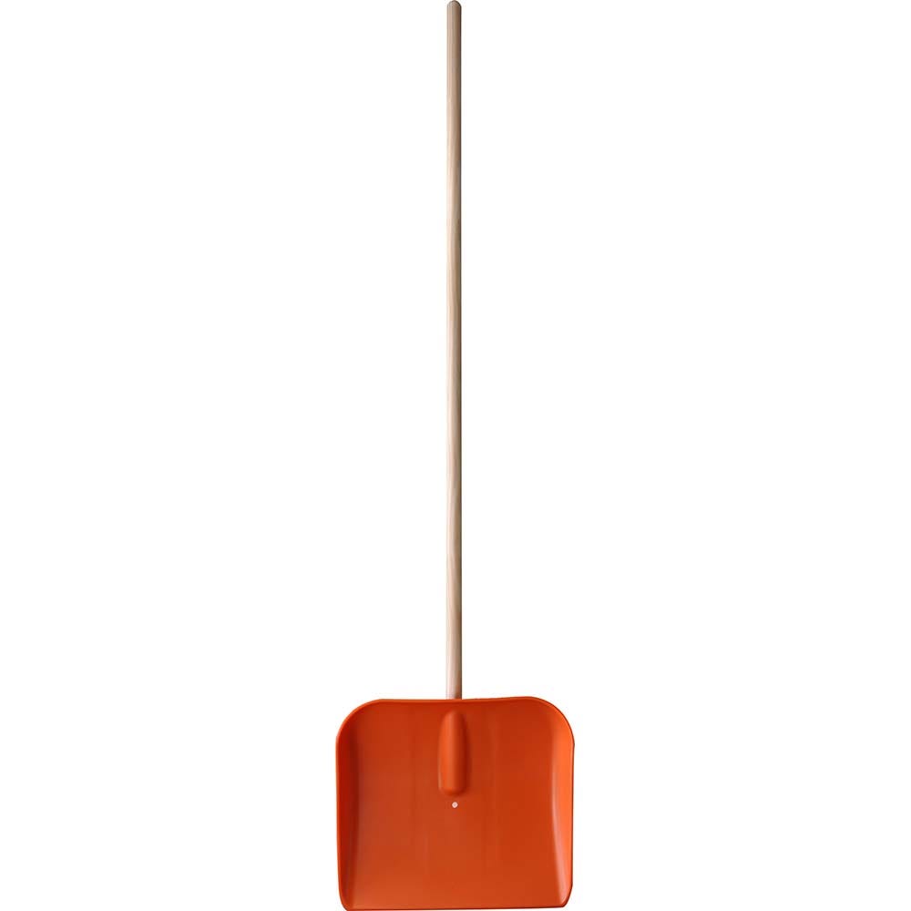 Heavy Duty Snow Shovel with Wooden Handle image 1