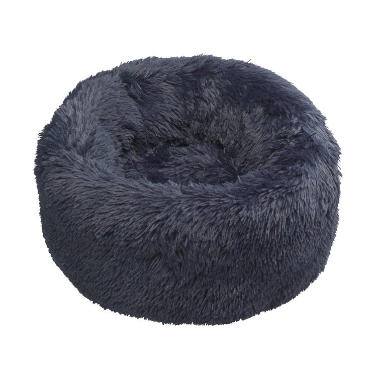 House of Paws Faux Fur Donut Bed image 1