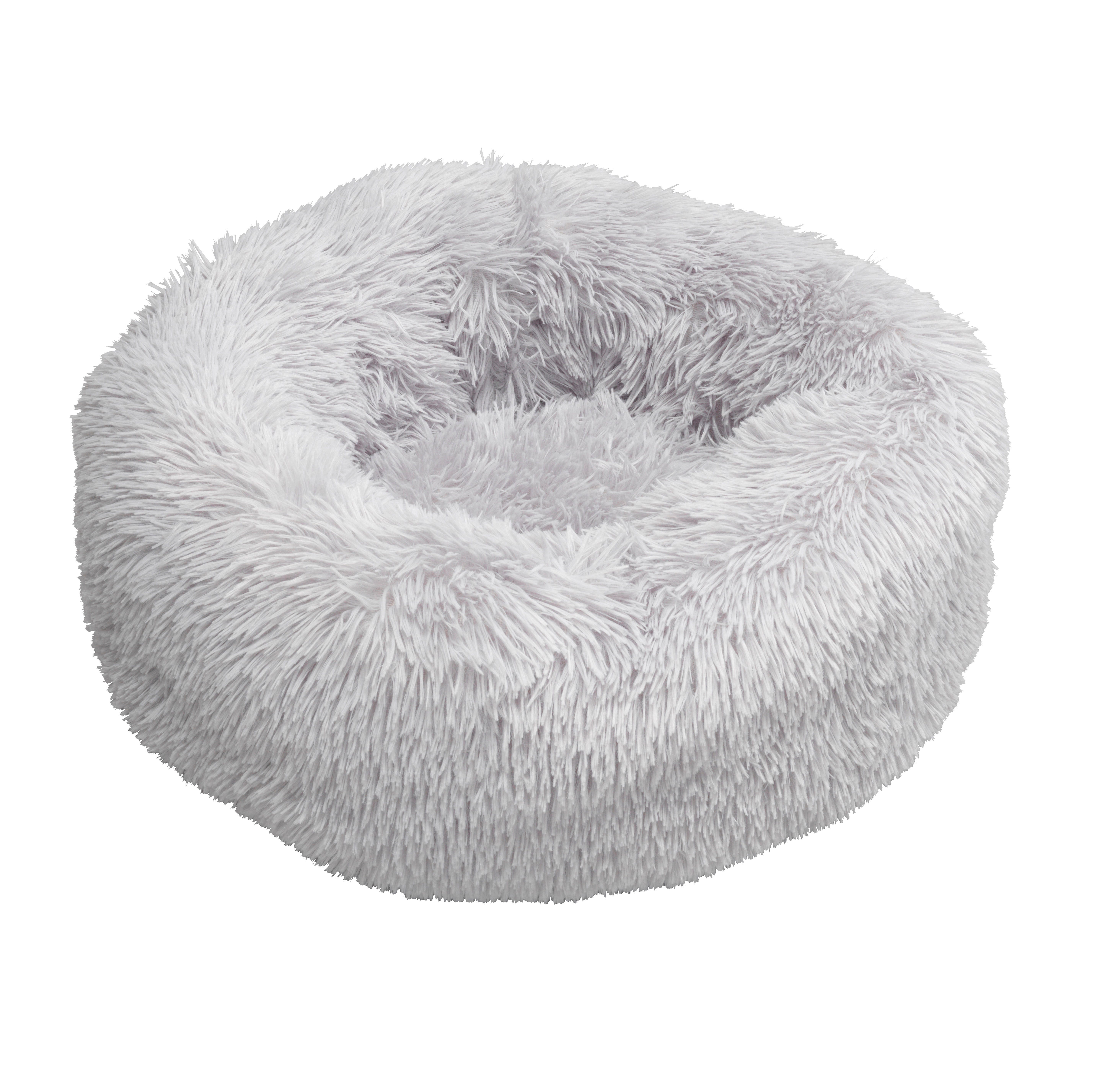 House of Paws Faux Fur Donut Bed image 2