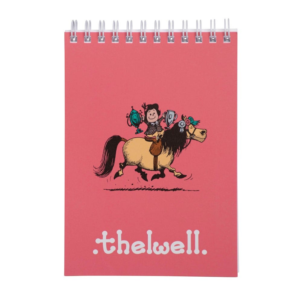 Hy Equestrian Thelwell Collection A6 Notepad image 3