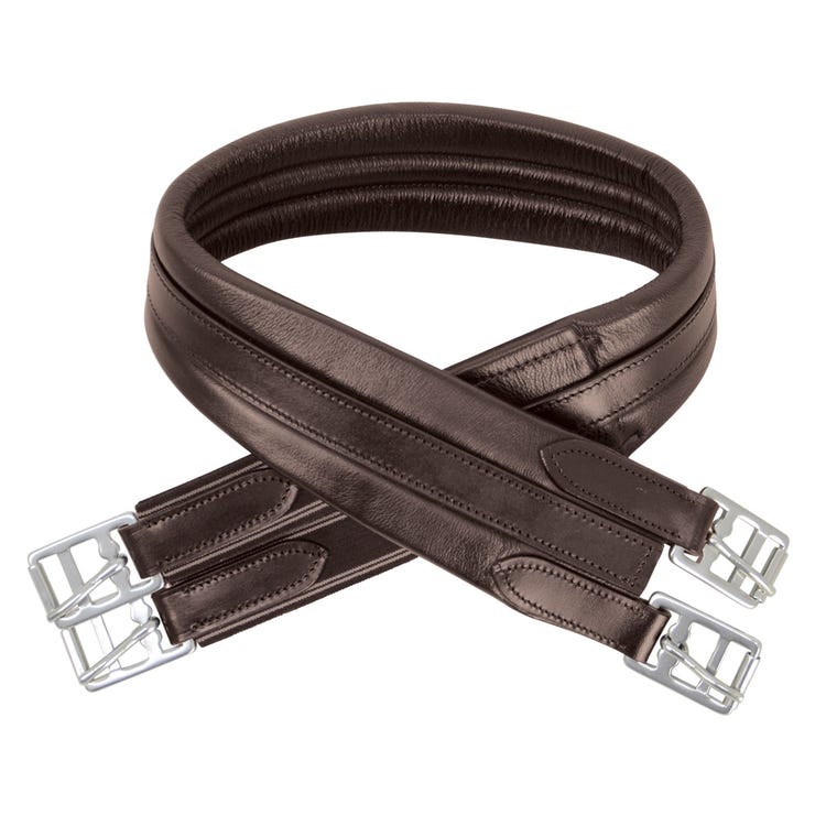 Hy Equestrian Leather Padded Atherstone Girth image 4