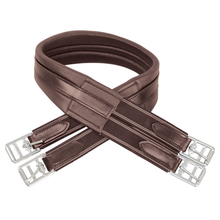 Hy Equestrian Leather Padded Atherstone Girth image 8