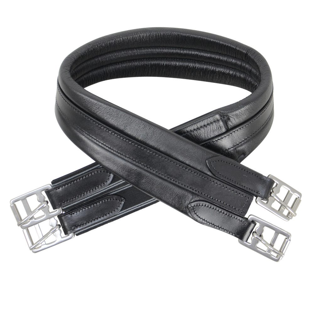 Hy Equestrian Leather Padded Atherstone Girth image 2