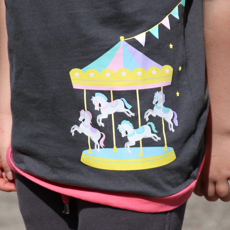 Merry Go Round T-shirt by Little Rider image 2