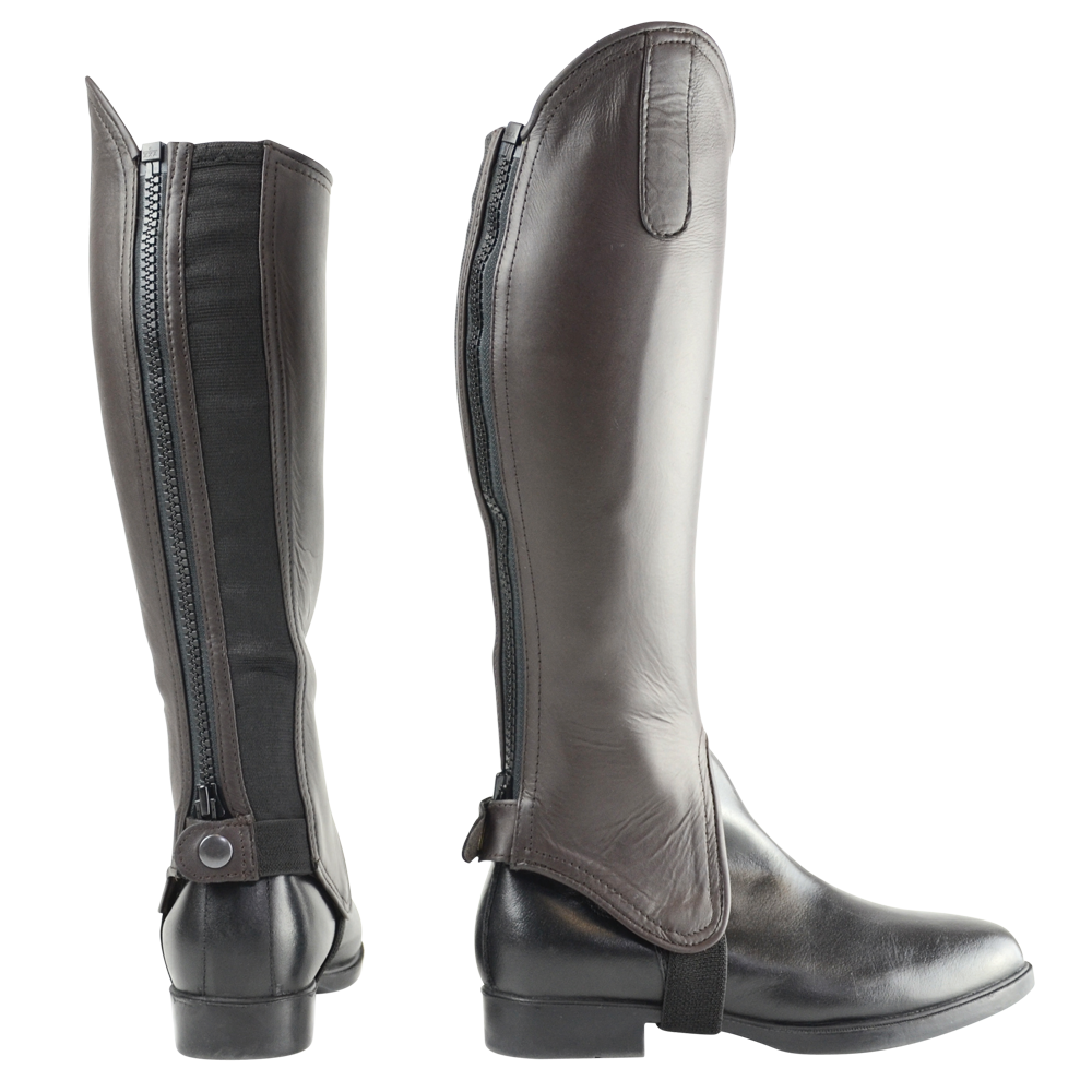 Hy Equestrian Leather Gaiters image 1