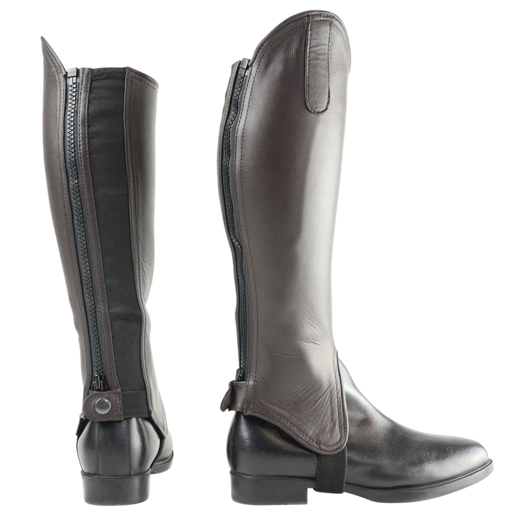 Hy Equestrian Leather Gaiters image 1