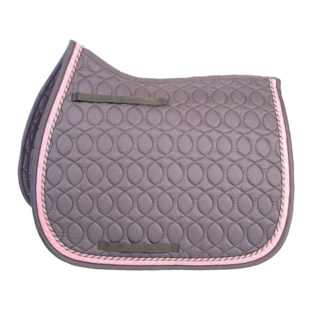 Hy Equestrian Deluxe Saddle Pad With Cord Binding image 1