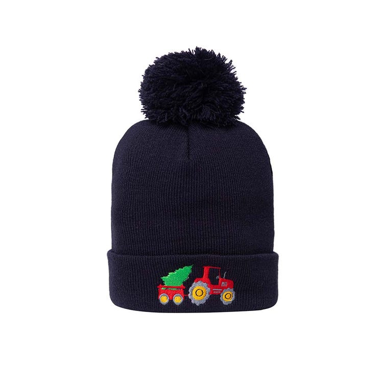 British Country Collection Tractor Pom Pom Beanie Hat image 6