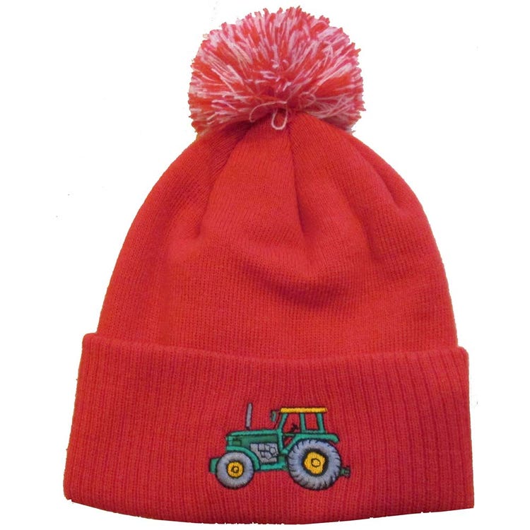 British Country Collection Tractor Pom Pom Beanie Hat image 5