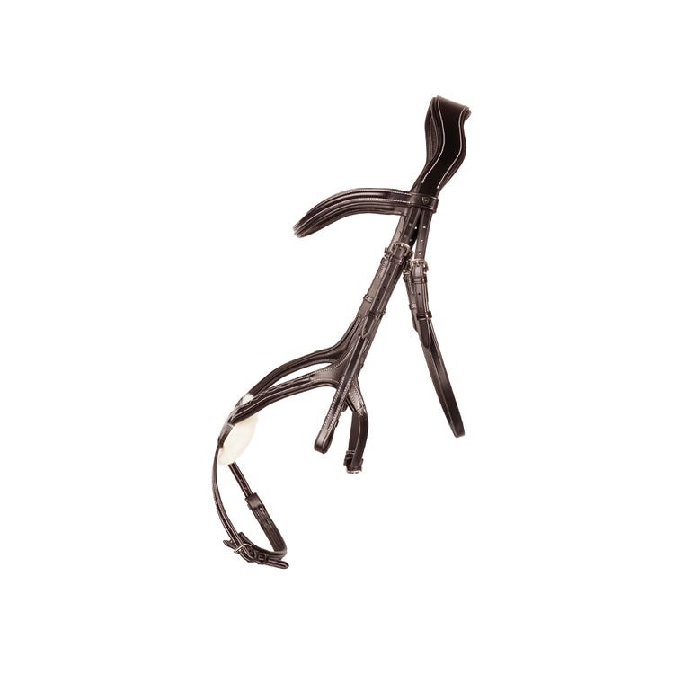 ProPresicce Pelle Grackle Leather Bridle by Hy Equestrian image 2
