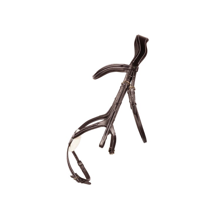 ProPresicce Pelle Grackle Leather Bridle by Hy Equestrian image 3