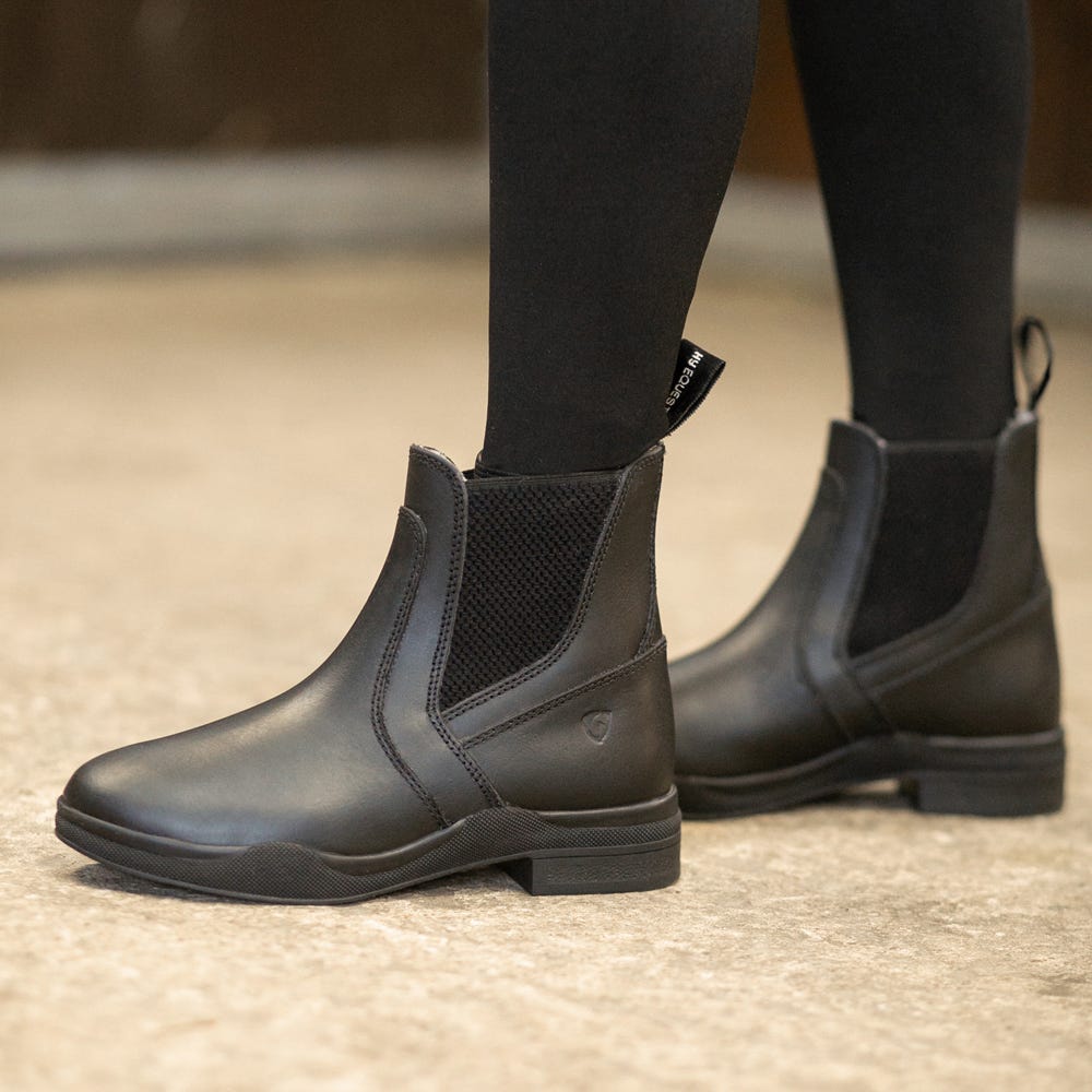 Hy Equestrian Fleece Lined Wax Leather Jodhpur Boot image 5