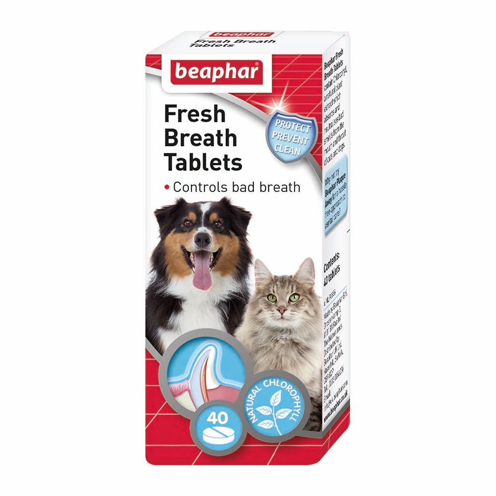 Beaphar Fresh Breath Tablets for Cats &amp; Dogs image 1