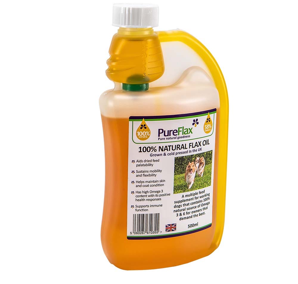 PureFlax Linseed Oil for Dogs image 1