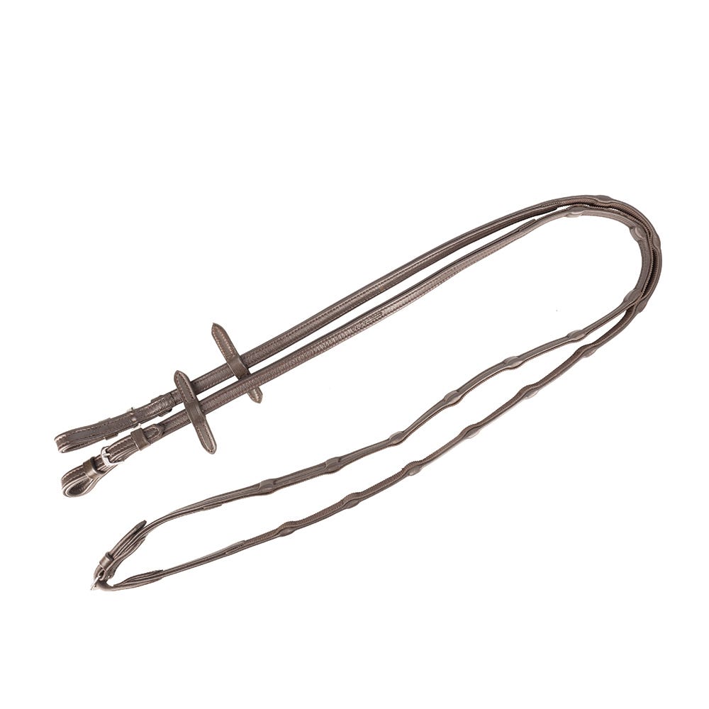 ProPresicce Continentale Soft Grip Leather Reins by Hy Equestrian image 3