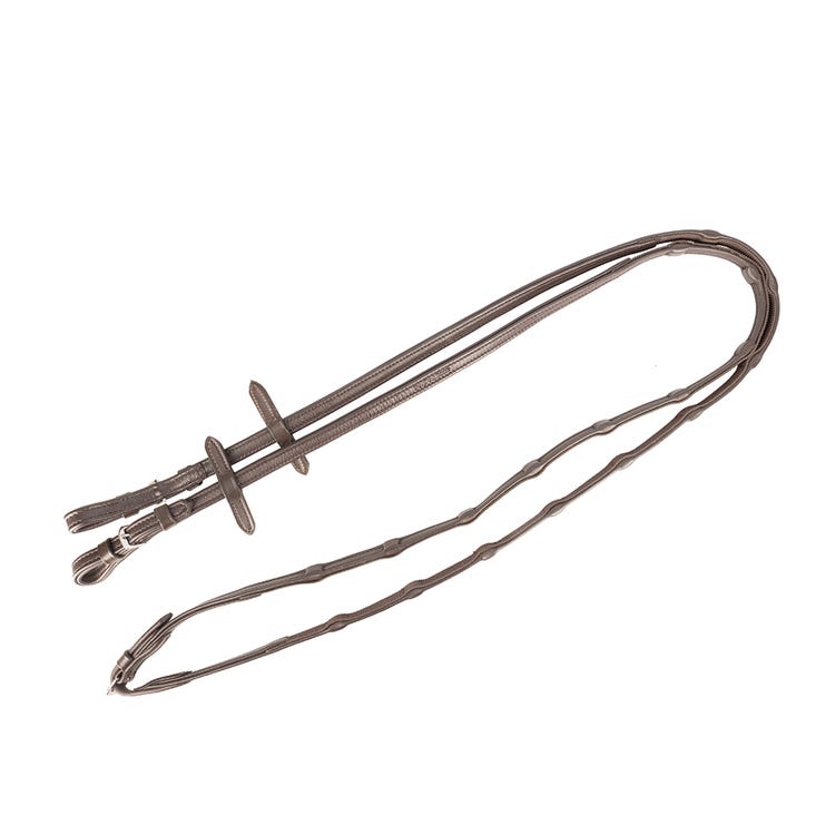 ProPresicce Continentale Soft Grip Leather Reins by Hy Equestrian image 3