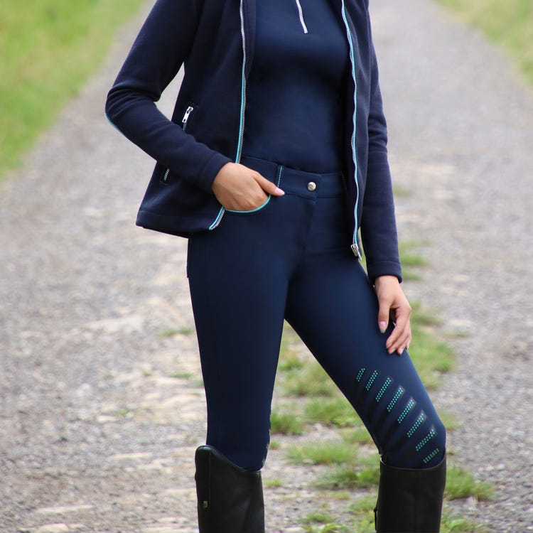 Hy Equestrian Mizs Beatrice Silicone Breeches image 3