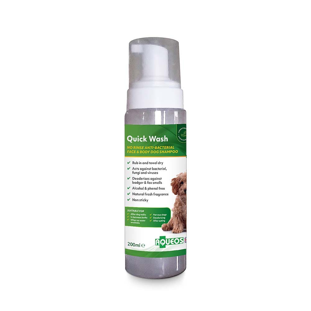 Aqueos Quick Wash No Rinse Dog Shampoo image 1