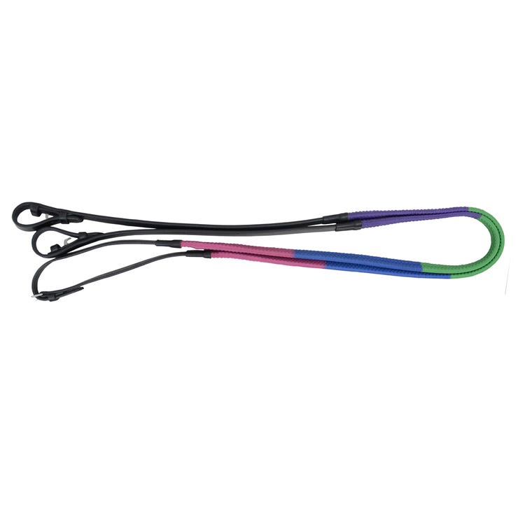 Hy Equestrian Rubber Covered Training Reins image 5