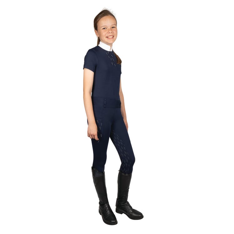 Hy Equestrian Children's Roka Reign Riding Tights image 5