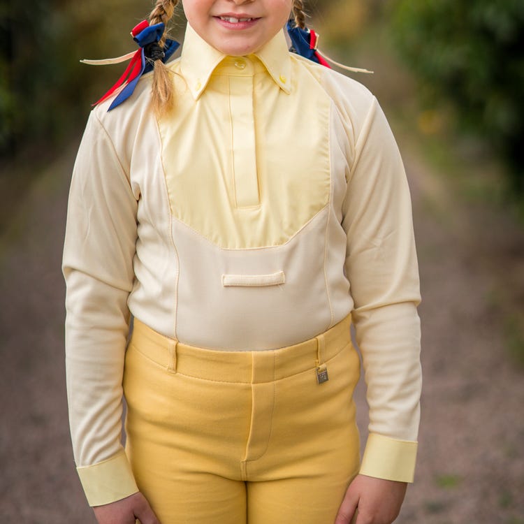 Hy Equestrian Children&#039;s Dedham Long Sleeved Tie Shirt image 2