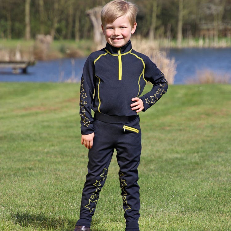 Hy Equestrian Stella Children&#039;s Riding Tights image 4