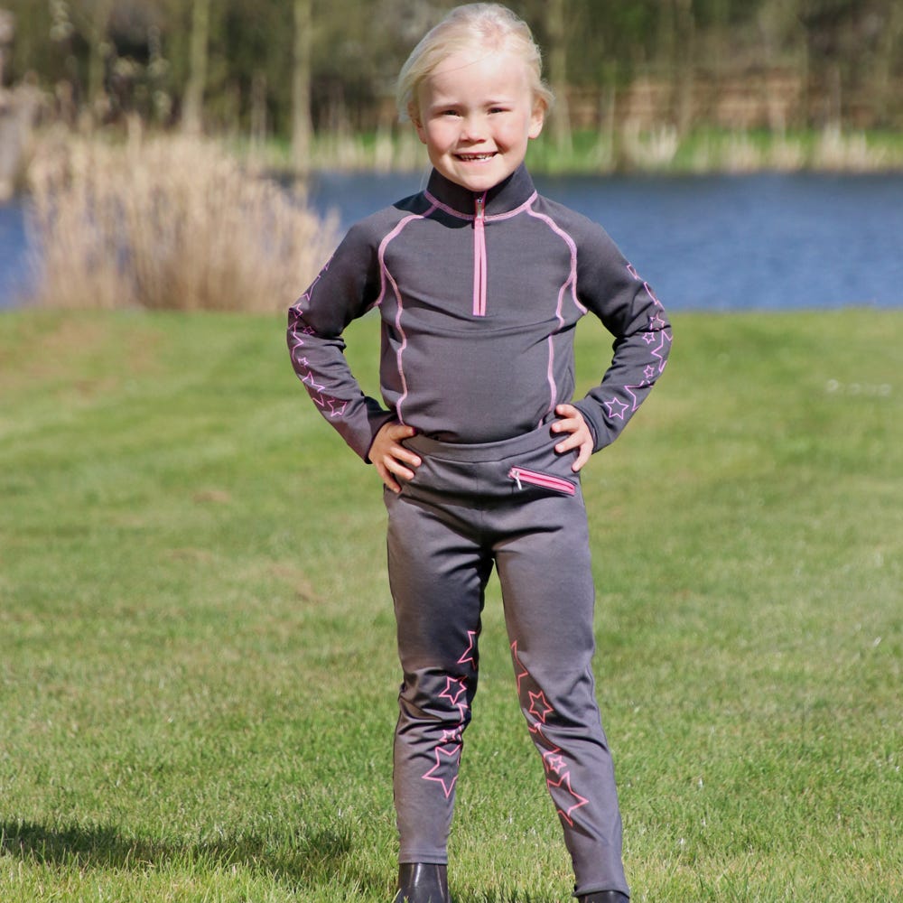 Hy Equestrian Stella Children&#039;s Riding Tights image 9