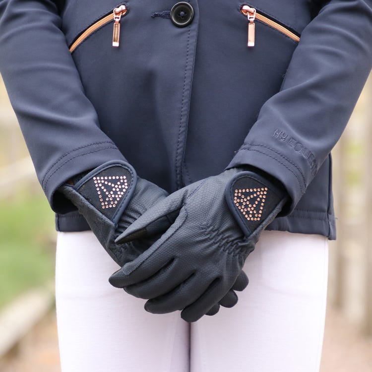 Hy Equestrian Cadiz Children’s Riding Gloves image 7