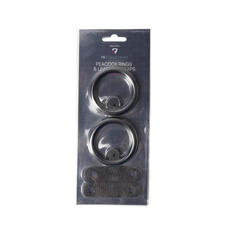 Hy Equestrian Peacock Rings &amp; Leather Straps image 1