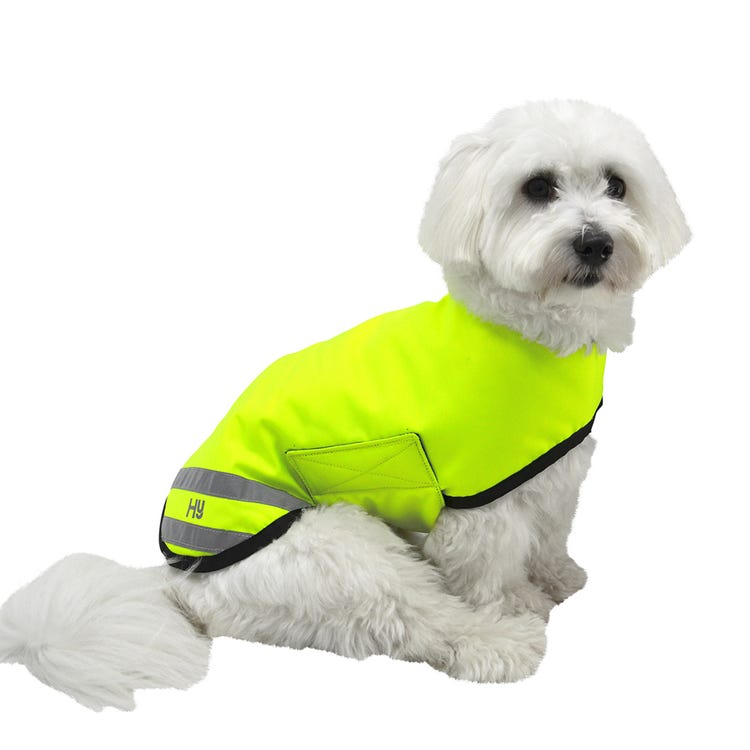 Benji &amp; Flo Reflector Waterproof Dog Coat by Hy Equestrian image 1