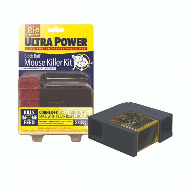 STV Ultra Power Block Bait Mouse Killer Station and Refill (STV565) image 1