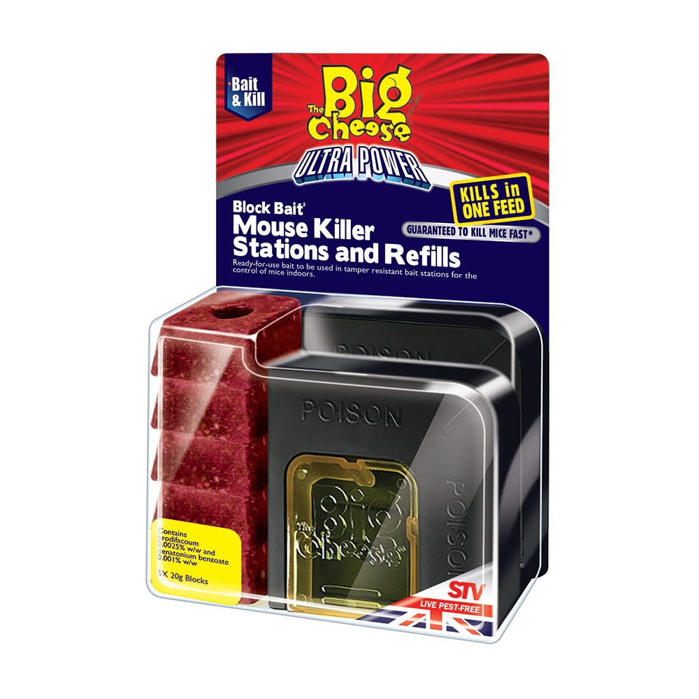 STV Ultra Power Block Bait Mouse Killer Station and Refill (STV565) image 5