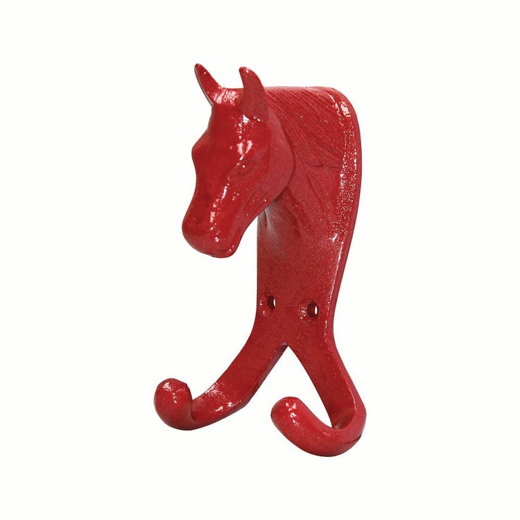 Perry Equestrian Horse Head Double Stable/Wall Hook image 6