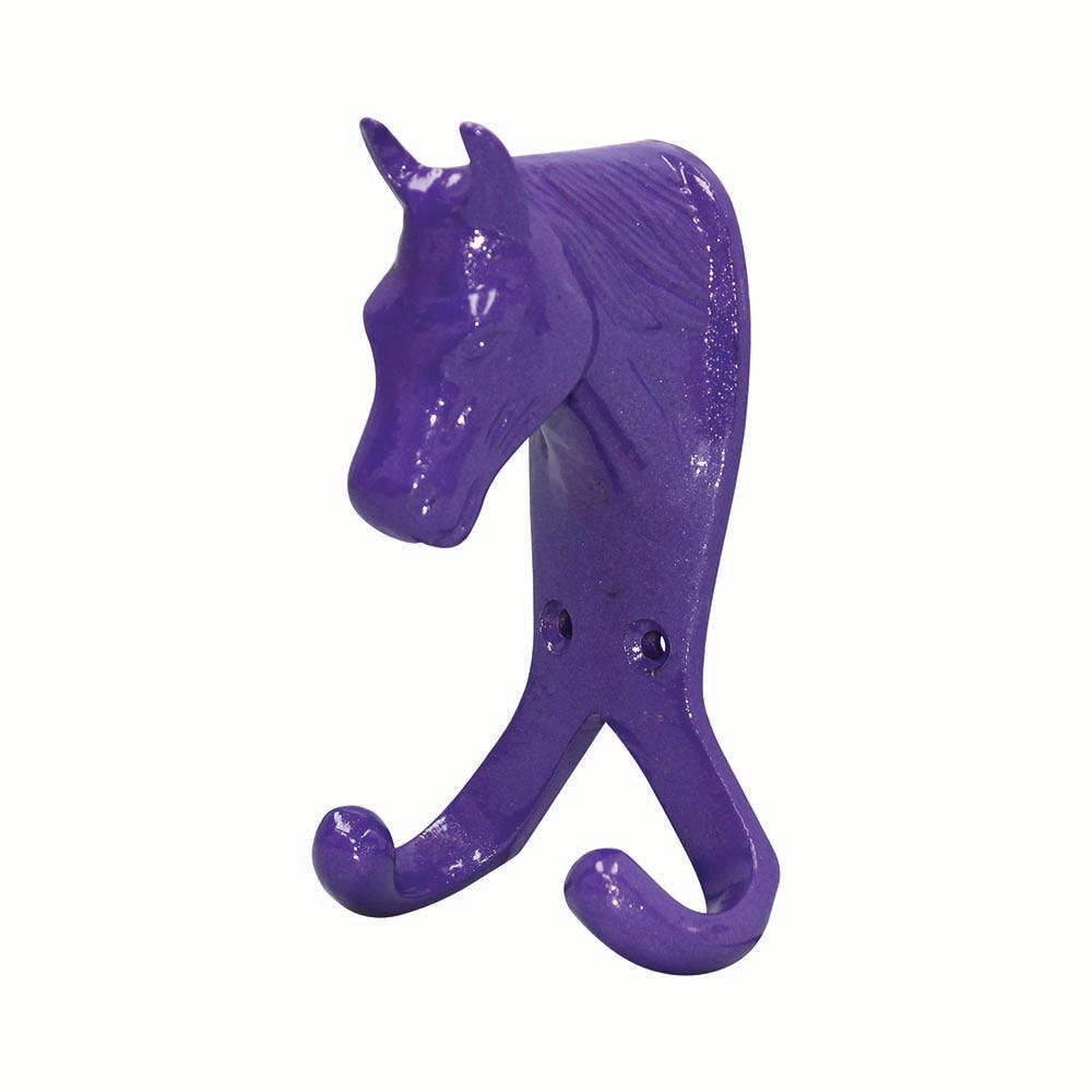 Perry Equestrian Horse Head Double Stable/Wall Hook image 5