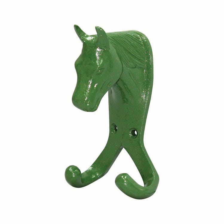 Perry Equestrian Horse Head Double Stable/Wall Hook image 3