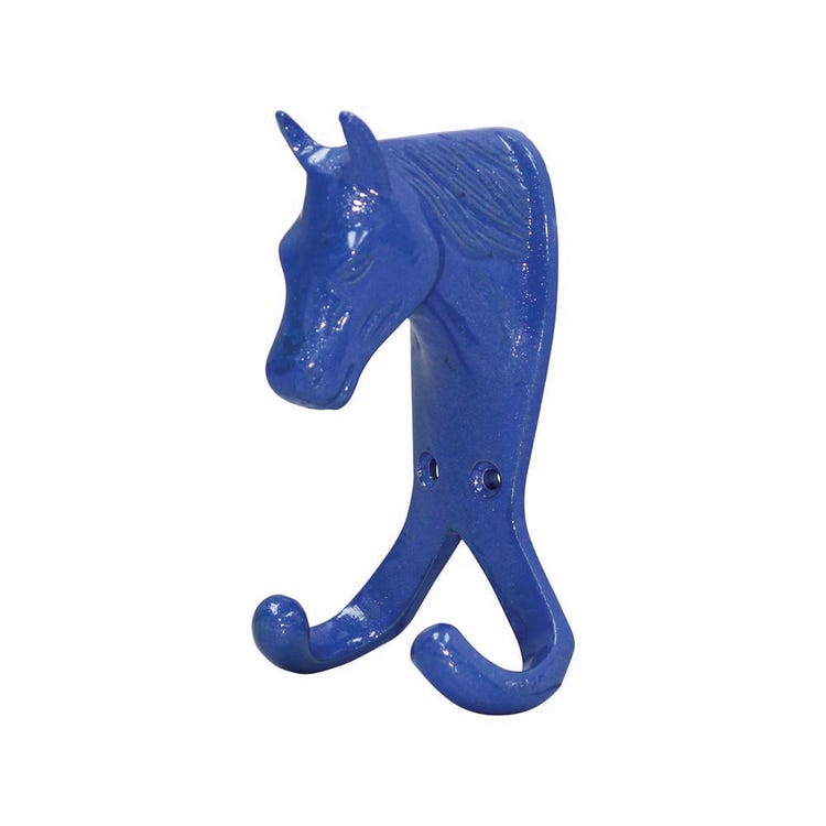 Perry Equestrian Horse Head Double Stable/Wall Hook image 2