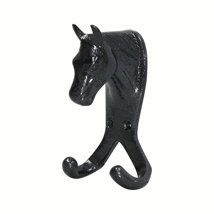 Perry Equestrian Horse Head Double Stable/Wall Hook image 1