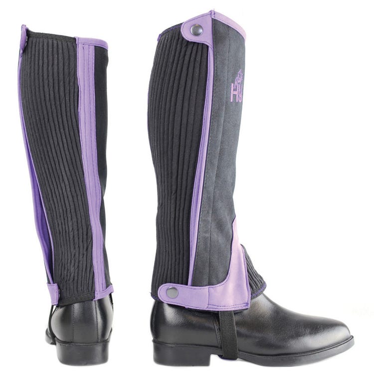 Hy Equestrian Children&#039;s Two Tone Amara Half Chaps image 2