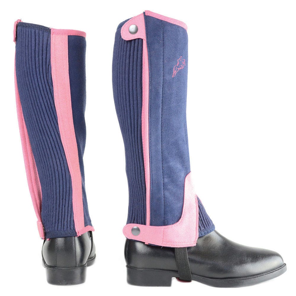 Hy Equestrian Children&#039;s Two Tone Amara Half Chaps image 4