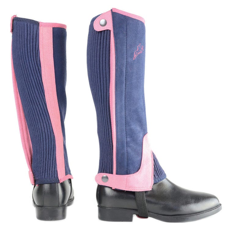 Hy Equestrian Children&#039;s Two Tone Amara Half Chaps image 4